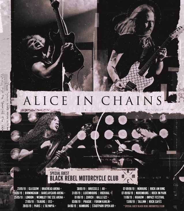ALICE IN CHAINS ohlásili turné v Európe