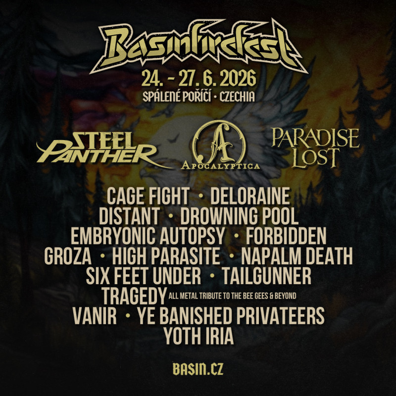 Basinfirefest 2026 zveřejnil prvních 18 kapel