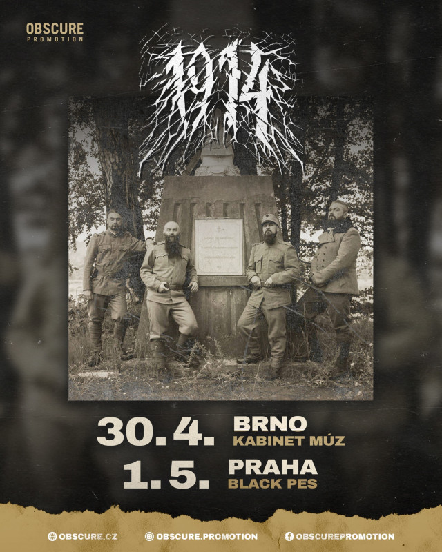 1914 konečně přijedou do Prahy a Brna