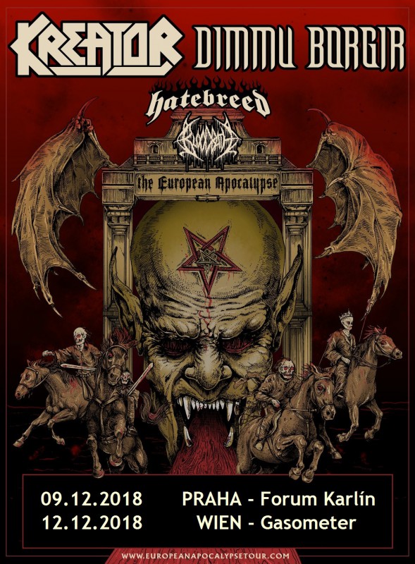 KREATOR si zmeral sily s DIMMU BORGIR